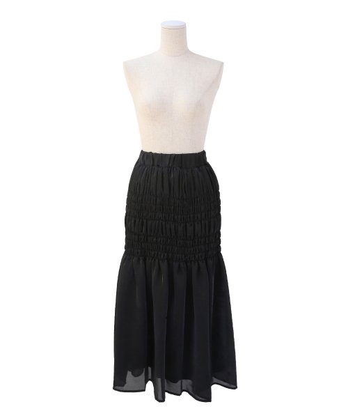 MIELI INVARIANT(ミエリ インヴァリアント)/Aurora Shirring Skirt/img15