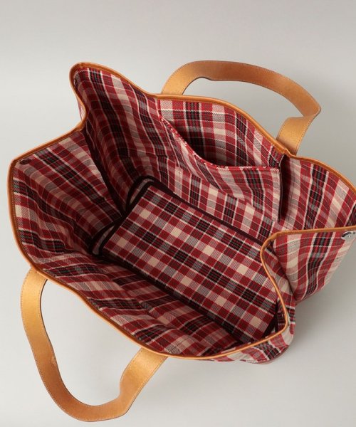 WINE LABEL: TARTANCHECK ECO BAG TOTE LABEL WINE