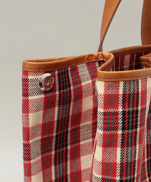 WINE LABEL: TARTANCHECK ECO BAG TOTE LABEL WINE