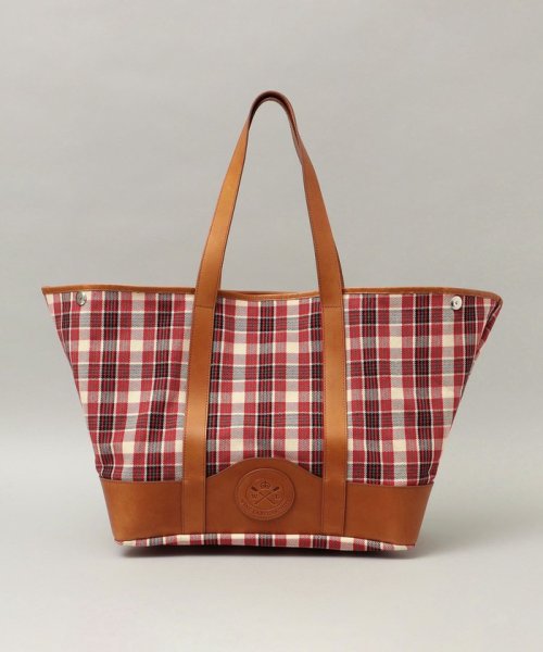 WINE LABEL: TARTANCHECK ECO BAG TOTE LABEL WINE