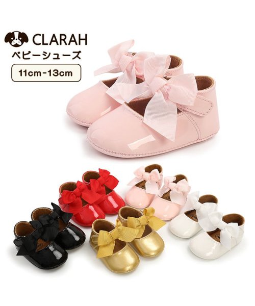 CLARAH　kids(クララキッズ)/ベビー 靴 ファーストシューズ フォーマル 赤ちゃん リボン /img01