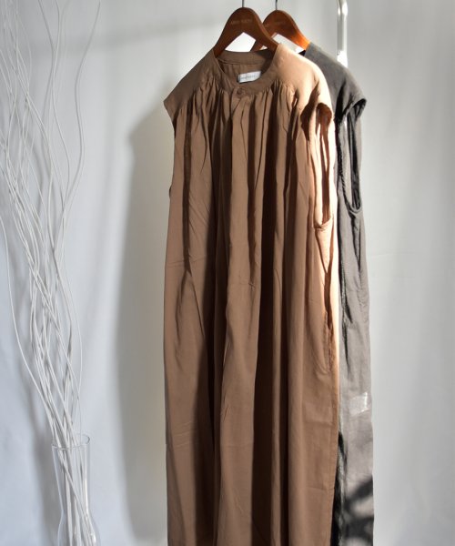 ARGO TOKYO(アルゴトウキョウ)/Color Cotton Shirt Sleeveless GatherOne－piece 2902402　カラーコットンシャツスリーブレスギャザーワンピース　/img15