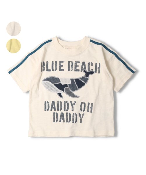 DaddyOhDaddy(ダディオダディ)/【子供服】 Daddy Oh Daddy (ダディオダディ) クジラアップリケ半袖Ｔシャツ 80cm～150cm V36825/img01
