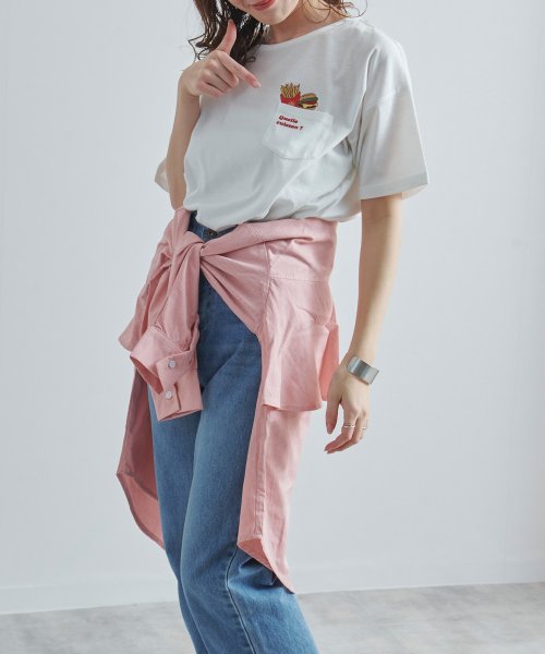 Fizz(フィズ)/ポケット刺繍デザインTシャツ　mitis SS　半袖/img03