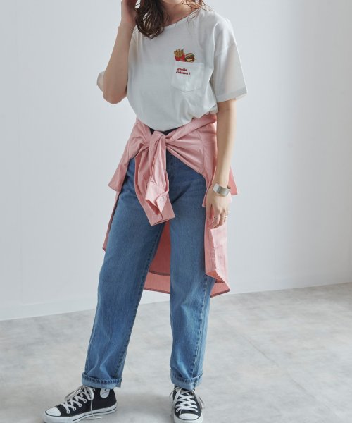 Fizz(フィズ)/ポケット刺繍デザインTシャツ　mitis SS　半袖/img07