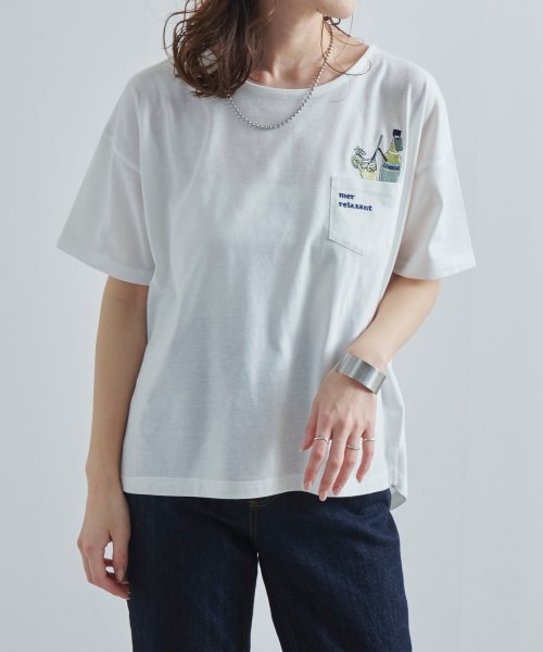 Fizz(フィズ)/ポケット刺繍デザインTシャツ　mitis SS　半袖/img08