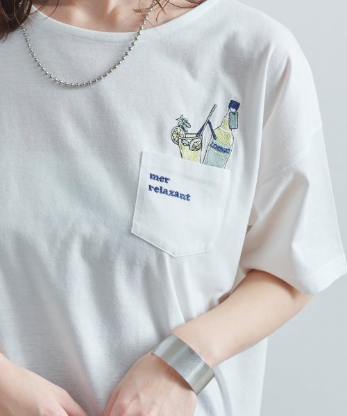 Fizz(フィズ)/ポケット刺繍デザインTシャツ　mitis SS　半袖/img13
