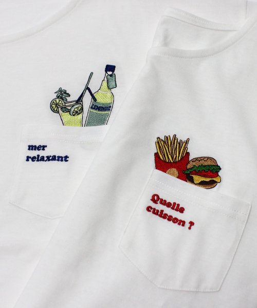 Fizz(フィズ)/ポケット刺繍デザインTシャツ　mitis SS　半袖/img14