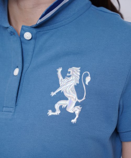 GIORDANO(ジョルダーノ)/GIORDANO/[2022年モデル]ビッグライオン半袖ポロシャツ/img56