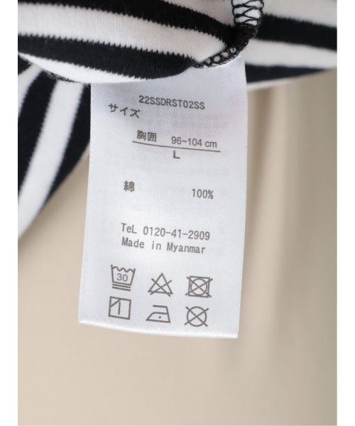 TAKA-Q(タカキュー)/【DRESS T－SHIRT】AIR SILKETE ボーダー柄 クルーネック 半袖 メンズ Tシャツ カットソー カジュアル インナー ビジネス ギフト プレ/img49