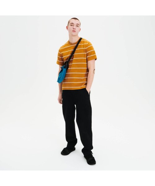 ＡＩＧＬＥ MEN(エーグル　メンズ)/リネンコット ストライプンポケット 半袖Tシャツ/img02