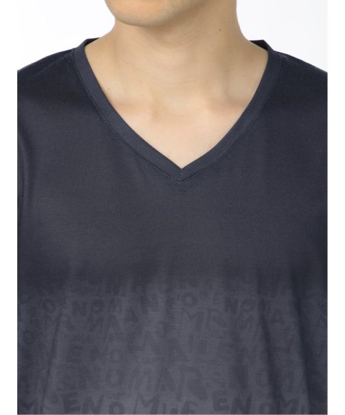 TAKA-Q(タカキュー)/転写グラデーション Vネック 半袖 メンズ Tシャツ カットソー カジュアル インナー ビジネス ギフト プレゼント/img15