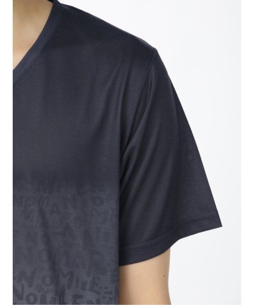 TAKA-Q(タカキュー)/転写グラデーション Vネック 半袖 メンズ Tシャツ カットソー カジュアル インナー ビジネス ギフト プレゼント/img18