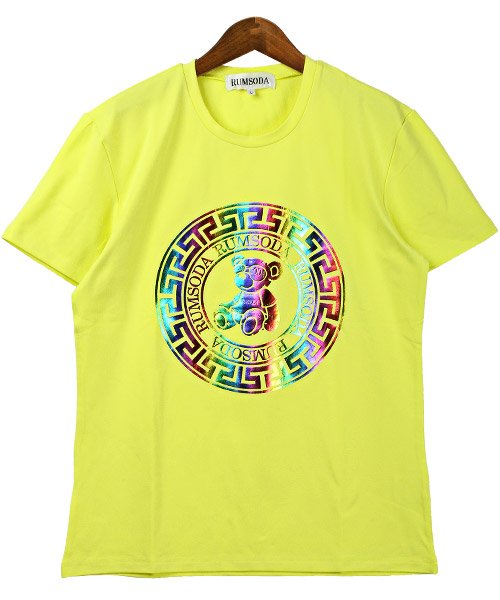 LUXSTYLE(ラグスタイル)/RUMSODA(ラムソーダ)レインボー箔プリントTシャツ/Tシャツ メンズ 半袖 プリント ロゴ レインボー箔/img07