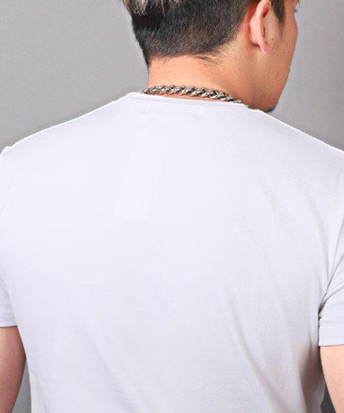LUXSTYLE(ラグスタイル)/RUMSODA(ラムソーダ)レインボー箔プリントTシャツ/Tシャツ メンズ 半袖 プリント ロゴ レインボー箔/img10