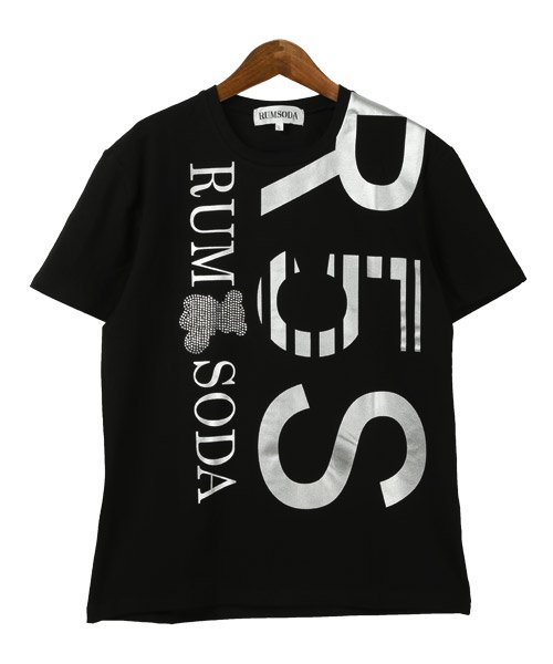 LUXSTYLE(ラグスタイル)/RUMSODA(ラムソーダ)ライトストーンTシャツ/Tシャツ メンズ 半袖 ロゴ プリント ラインストーン/img08