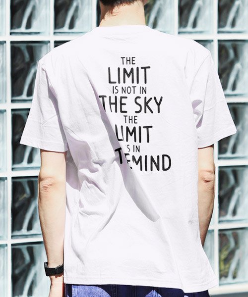 LUXSTYLE(ラグスタイル)/バックロゴプリントTシャツ/Tシャツ メンズ 半袖 ロゴ プリント バックロゴ/img01