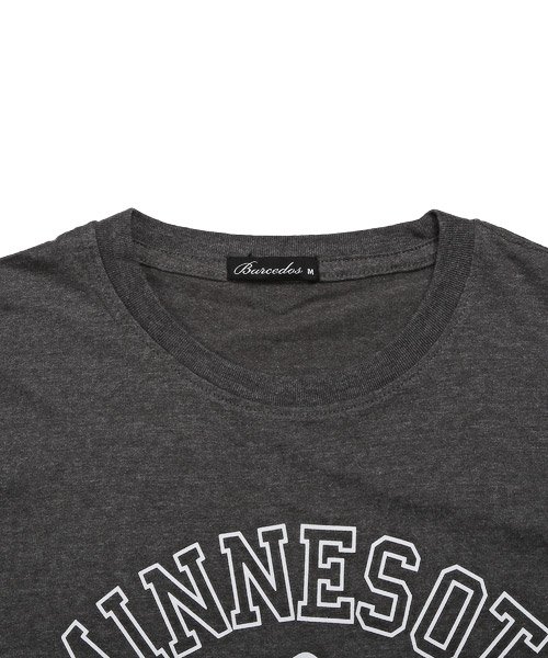 LUXSTYLE(ラグスタイル)/カレッジロゴプリントTシャツ/Tシャツ メンズ 半袖 ロゴ プリント カレッジロゴ/img12