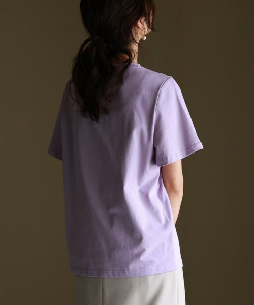 SAISON DE PAPILLON(セゾン ド パピヨン)/【コットン100％】ビッグロゴデザインオーバーサイズTシャツ/img23