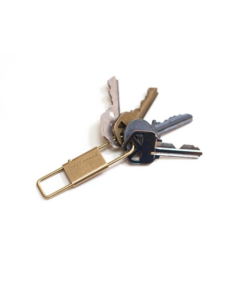 Tiny Formed(タイニーフォームド)/Tiny Formed タイニーフォームド キーホルダー ブランド シンプル 真鍮 収納 キーシャックル key shackle TM－02/img04