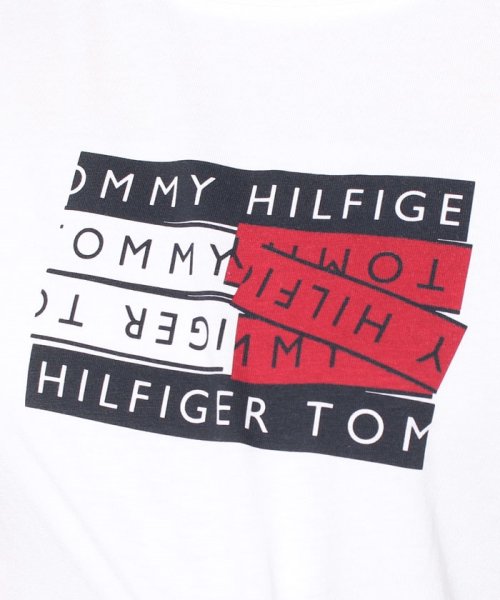 TOMMY HILFIGER(トミーヒルフィガー)/ロゴテープフラッグプリントTシャツ/img06