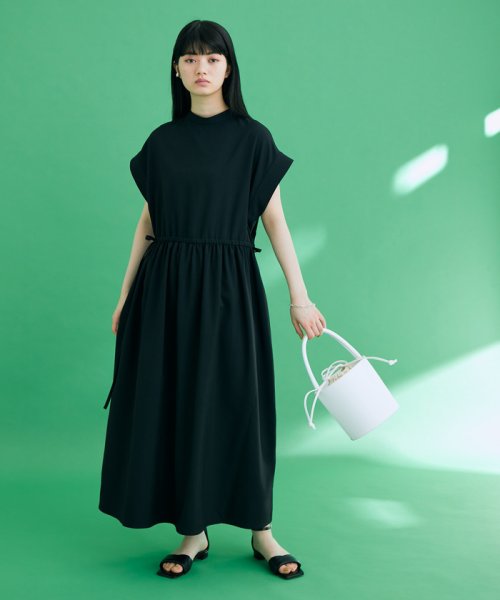 ADAM ET ROPE'(アダム　エ　ロペ)/【d fashion / MAGASEEK限定】ウエスト切り替え3WAYギャザーワンピース/img02