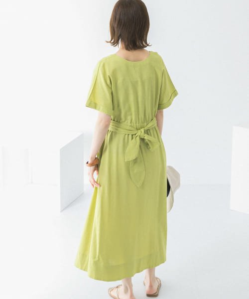 URBAN RESEARCH ROSSO(URBAN　RESEARCH　ROSSO)/『UR GREEN』2WAYウエストマークワンピース/img07