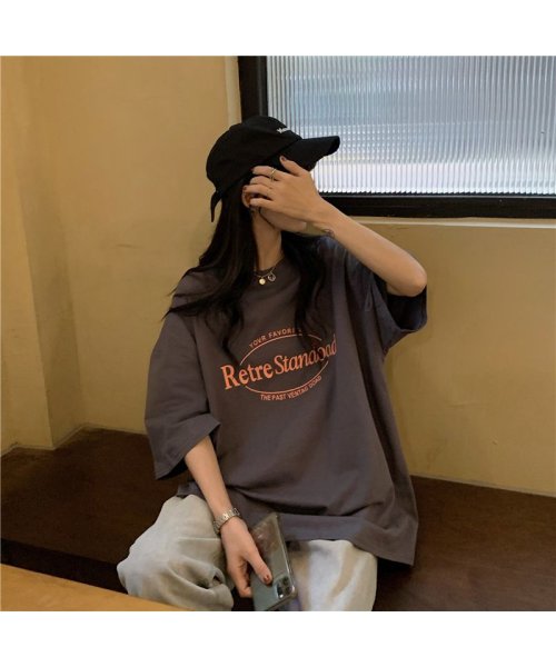 DEVICE(デバイス)/ルーズシンプルロゴ Tシャツ/img08