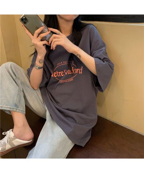 DEVICE(デバイス)/ルーズシンプルロゴ Tシャツ/img10