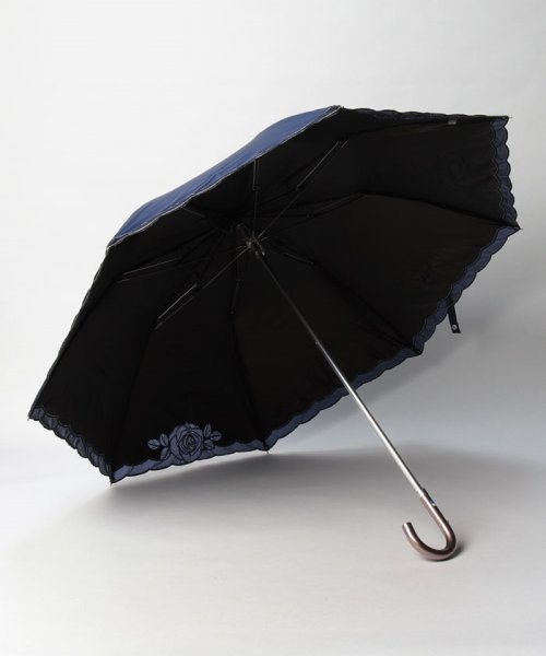 LANVIN Collection(umbrella)(ランバンコレクション（傘）)/晴雨兼用折たたみ日傘　”オーガンジー ローズカットワーク”/img01