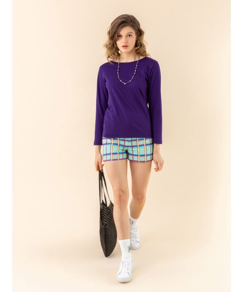 agnes b. FEMME OUTLET(アニエスベー　ファム　アウトレット)/【Outlet】CAG7 SHORT チェックショートパンツ/img03