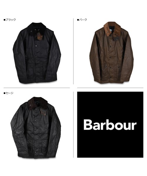 Barbour(バブアー)/Barbour バブアー ビデイル オイルドジャケット ワックスコットン アウター メンズ BEDALE CAMO WAX JACKET ブラック セージ ブラ/img02