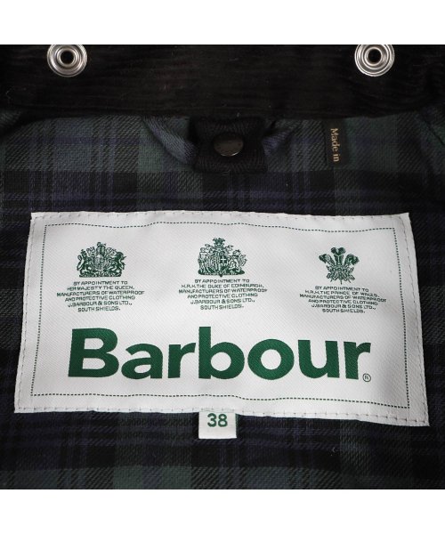 Barbour(バブアー)/Barbour バブアー ビデイル オイルドジャケット ワックスコットン アウター メンズ BEDALE CAMO WAX JACKET ブラック セージ ブラ/img05