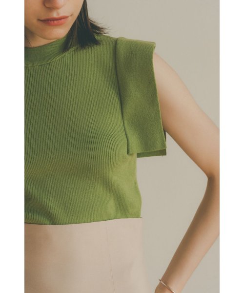 CLANE(クラネ)/SQUARE SLEEVE KNIT TOPS/img19
