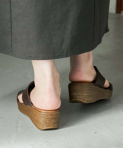 Fashion Letter(ファッションレター)/[S－LL] 歩きやすさも美脚見えもどちらも欲しい大人のためのクロスデザインサボサンダル 日本製 サンダル 美脚 ミュール サンダル レディース 歩きやすい 軽/img17