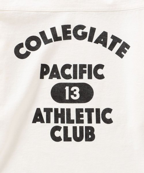 SHIPS MEN(シップス　メン)/*【SHIPS別注】Collegiate Pacific: 2WAY カレッジプリント フットボール Tシャツ/img18