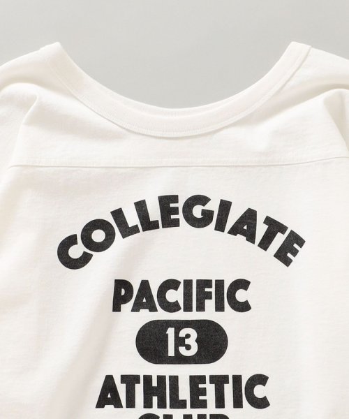 SHIPS MEN(シップス　メン)/*【SHIPS別注】Collegiate Pacific: 2WAY カレッジプリント フットボール Tシャツ/img19