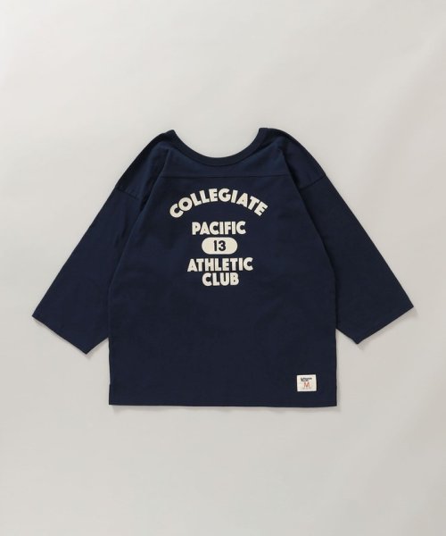 SHIPS MEN(シップス　メン)/*【SHIPS別注】Collegiate Pacific: 2WAY カレッジプリント フットボール Tシャツ/img35