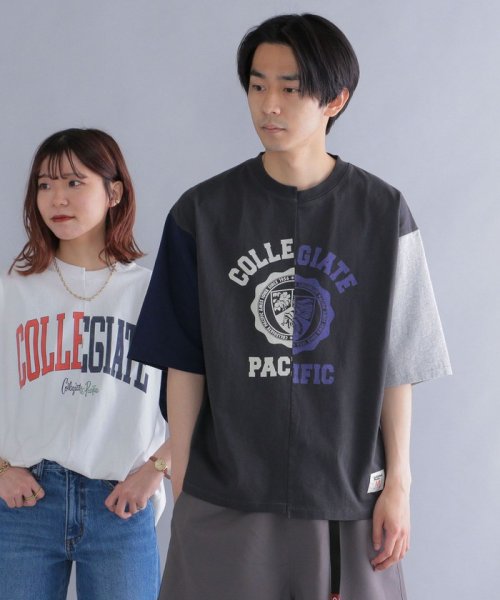 SHIPS MEN(シップス　メン)/*【SHIPS別注】Collegiate Pacific: カレッジプリント ドッキング Tシャツ/img16