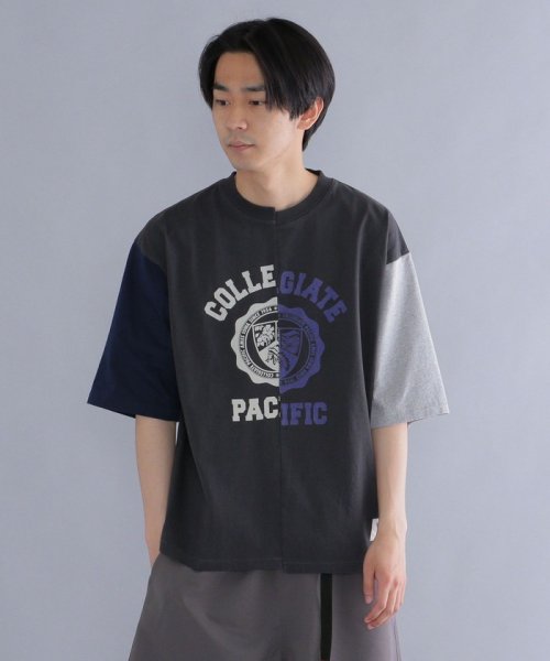 SHIPS MEN(シップス　メン)/*【SHIPS別注】Collegiate Pacific: カレッジプリント ドッキング Tシャツ/img17