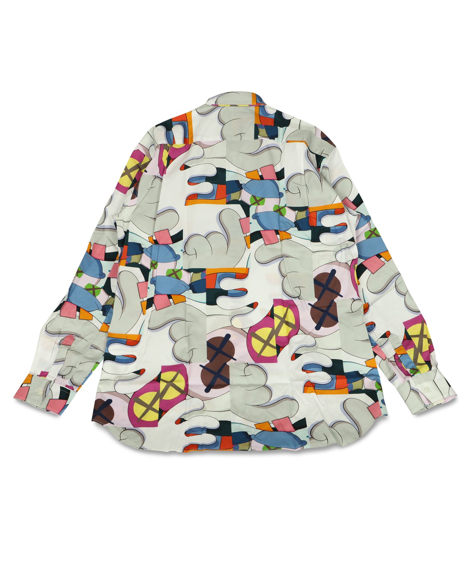 コムデギャルソン シャツ Comme des Garcons SHIRT シャツ 長袖 メンズ カウズ コラボ KAWS PRINT COTTON  POPLIN