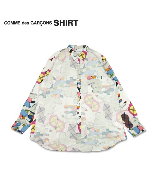 COMME des GARCONS(コムデギャルソン)/コムデギャルソン シャツ Comme des Garcons SHIRT シャツ 長袖 メンズ カウズ コラボ KAWS PRINT COTTON POPLIN/img01