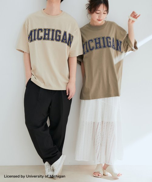 vis-`a-vis(ビザビ)/【WEB限定】【vis－`a－vis別注】Michigan大学ビックシルエットロゴTシャツ/img24