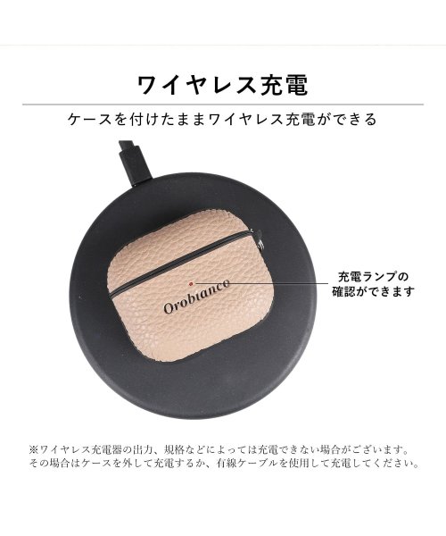 Orobianco(オロビアンコ)/オロビアンコ Orobianco エアーポッズプロ AirPods Proケース カバー メンズ PU LEATHER AIRPODS PRO CASE ブラッ/img06