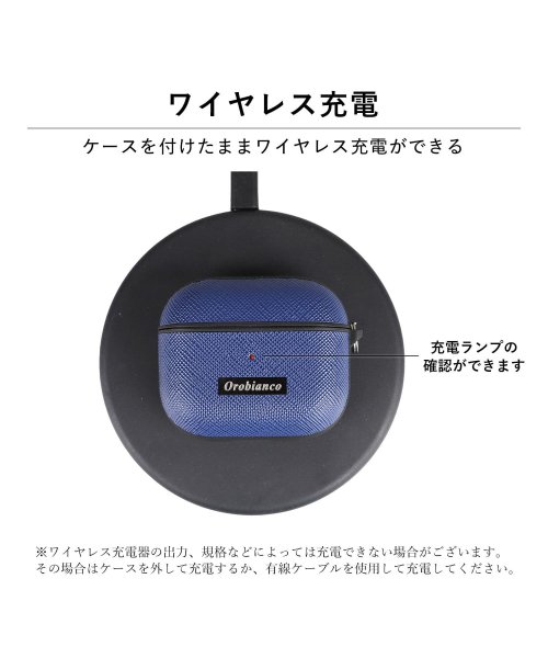 Orobianco(オロビアンコ)/オロビアンコ Orobianco エアーポッズプロ AirPods Proケース カバー メンズ PU LEATHER AIRPODS PRO CASE ダーク/img06