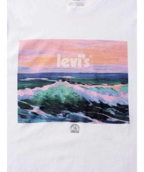 Levi's(リーバイス)/リラックスフィット Tシャツ POSTER WAVES WHITE/img06