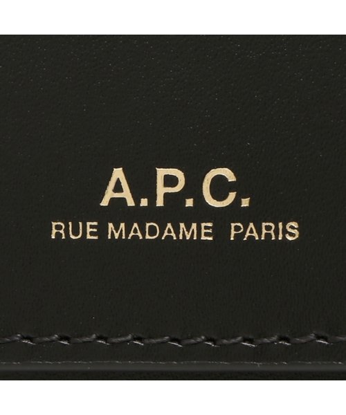 A.P.C.(アーペーセー)/アーペーセー 三つ折り財布 コンパクト財布 ブラック レディース メンズ APC PXBMW F63324 LZZ/img06