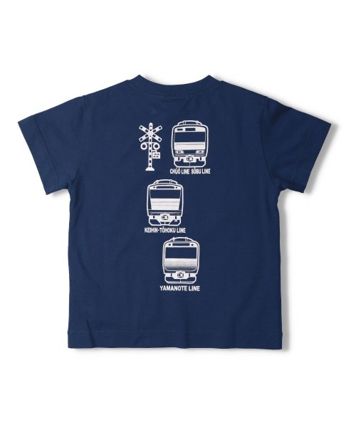 HUNGRY HEART(ハングリーハート)/【子供服】 Hungry Heart (ハングリーハート) 在来線電車ポシェット風半袖Ｔシャツ 90cm～130cm K36811/img04