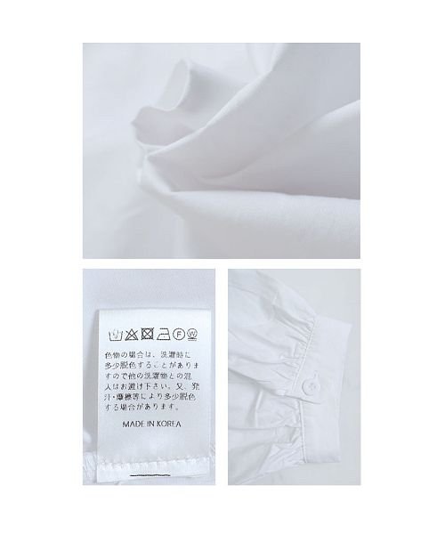 Sawa a la mode(サワアラモード)/浮き立つ花模様のボリューム袖ブラウス/img23