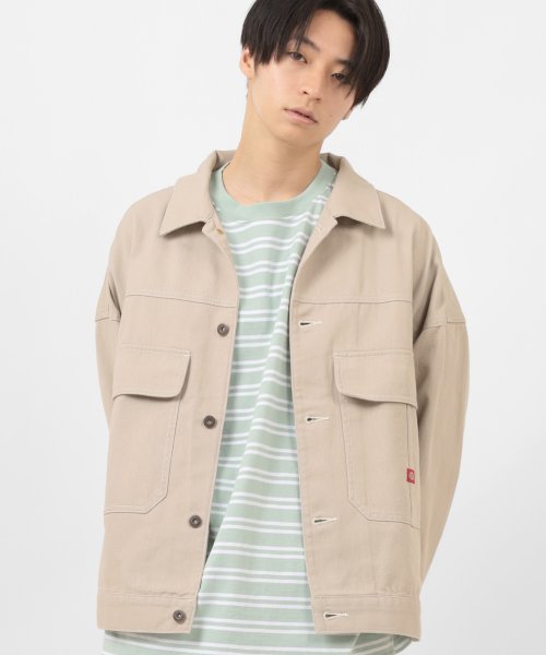 Dickies(Dickies)/【Dickies/ディッキーズ】 オーバーサイズ ワークジャケット/ カバーオール/ CPOジャケット/ ショートジャケット/img03